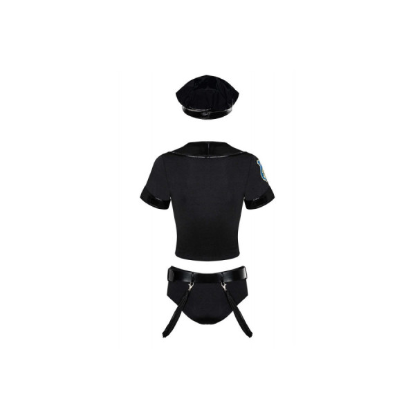 Police set Costume 6 pièces - Noir